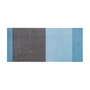 tica copenhagen - Stripes Horizontal Runner, 90 x 200 cm, light / dusty blue / steelgrey