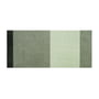 tica copenhagen - Stripes Horizontal Runner, 90 x 200 cm, light / dusty / dark green