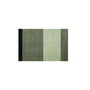 tica copenhagen - Stripes Horizontal Runner, 60 x 90 cm, light / dusty / dark green
