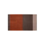 tica copenhagen - Stripes Horizontal Runner, 67 x 120 cm, sand / brown / terracotta