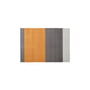 tica copenhagen - Stripes Horizontal Runner, 90 x 130 cm, light gray / steel gray / dijon