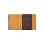 tica copenhagen - Stripes Horizontal Runner, 67 x 120 cm, dijon / brown / sand