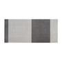 tica copenhagen - Stripes Horizontal Runner, 90 x 200 cm, light gray / steel gray