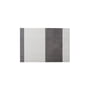 tica copenhagen - Stripes Horizontal Runner, 90 x 130 cm, light gray / steel gray