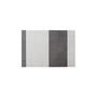 tica copenhagen - Stripes Horizontal Runner, 90 x 130 cm, light gray / steel gray