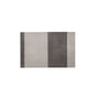 tica copenhagen - Stripes Horizontal Runner, 60 x 90 cm, light gray / steel gray