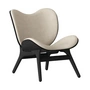 Umage - A Conversation Piece Armchair, black oak / white sands