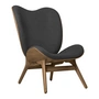 Umage - A Conversation Piece Tall armchair, dark oak / shadow