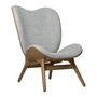 Umage - A Conversation Piece Tall armchair, dark oak / sterling