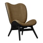 Umage - A Conversation Piece Tall armchair, oak black / sugar brown