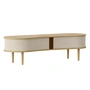 Umage - Audacious TV bench, natural oak / white sands