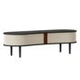 Umage - Audacious TV bench, oak black / white sands