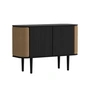 Umage - Treasures Sideboard with 2 doors, oak black / sugar brown