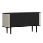 Umage - Treasures Sideboard with 3 doors, oak black / white sands