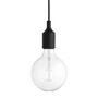 Muuto - Socket E27 LED pendant light, black