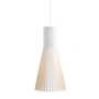 Secto - Secto 4200 pendant luminaire, ø 30 x h 68 cm, white