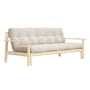 Karup Design - Unwind Sofa bed, natural pine / corduroy ivory (510)