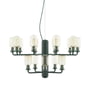 Normann copenhagen - Amp chandelier small, gold / green