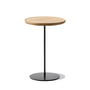 Fredericia - Pal Side table Ø 37,5 cm H 52 cm, oak light oiled / black