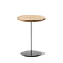 Fredericia - Pal Side table Ø 37,5 cm H 45 cm, oak light oiled / black