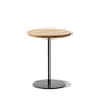 Fredericia - Pal Side table Ø 37,5 cm H 38 cm, oak light oiled / black