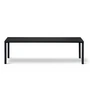 Fredericia - Piloti Sofa table, 39 x 120 cm H 35 cm, black lacquered oak