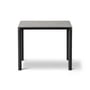 Fredericia - Piloti Sofa table, 39 x 46.5 cm H 41 cm, oak black lacquered