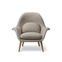 Fredericia - Swoon Armchair, walnut lacquered / Sunniva (717)