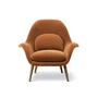 Fredericia - Swoon Armchair, smoked oak stained / Grand Mohair (2103)