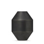 Fredericia - Hydro Vase, H 20 cm, black / oxidized