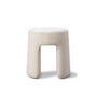 Fredericia - Sequoia Pouf Ø 40 cm, white (Bouclé)