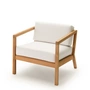 Fritz Hansen - Skagerak Virkelyst Armchair, teak / white