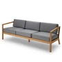 Fritz Hansen - Skagerak Virkelyst Sofa 3-seater, teak / ash
