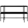 Gubi - TS Console table with tray, black/ marble black