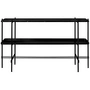 Gubi - TS Console table with tray, black/ marble black