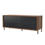 Hartô - Gabin Sideboard 122 cm, natural walnut / slate gray