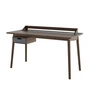 Hartô - Honoré Desk, walnut nature / slate gray