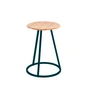 Hartô - Petit Gustave Stool, oak / blue