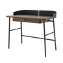 Hartô - Victor Desk L 100 cm, walnut natural / slate gray