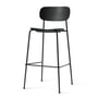 Audo - Co Bar Chair, H 104.5 cm, black steel frame / oak black