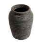 Muubs - Terracotta - Melancholia jug, H 40 Ø 30 cm, black metallic