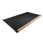 Rizz - Doormat Outdoor 120 × 70 cm, black / teak ( Limited Edition )