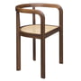e15 - Stuttgart chair, walnut waxed / Viennese wickerwork