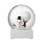 Hoptimist - Snowman Snow globe, large, white