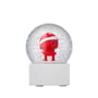 Hoptimist - Santa Snow globe, small, red