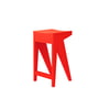 OUT Objekte unserer Tage - Schulz Bar stool H 65 cm, luminous red