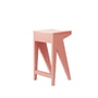 OUT Objekte unserer Tage - Schulz Bar stool H 65 am, apricot pink