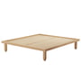 OUT Objekte unserer Tage - Kaya Bed Large, 180 x 200 cm, oak waxed