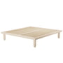 OUT Objekte unserer Tage - Kaya Bed Medium, 160 x 200 cm, ash waxed with white pigment