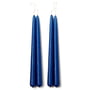 applicata - Blossom Candles, cobalt blue (set of 4)